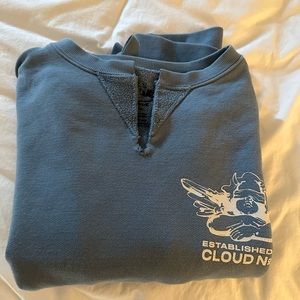 Blue boys lie sweater and jogger set